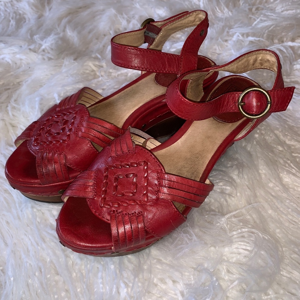 🔸 Frye - Carlie Hurache Woven Heels - Picture 3 of 7